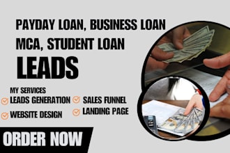 generate payday loan leads, business loan leads, payday loan, lead generation