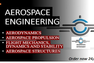 do aircraft design, propulsion, soildswork, matlab and aerospace engineering