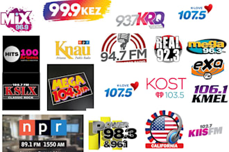 play your all style of song on popular california, arizonia radio station