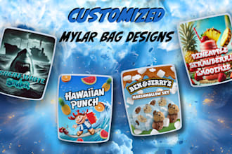 design best customized mylar bags, boxes and product labels