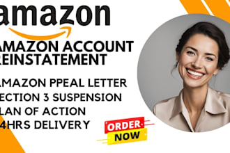 reactivate suspended amazon account amazon reinstatement appeal letter section 3