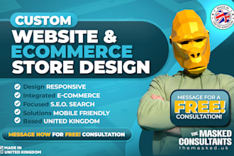 design and build fast custom ecommerce wordpress store in UK