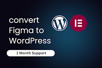 convert figma to wordpress, psd to wordpress and figma to elementor