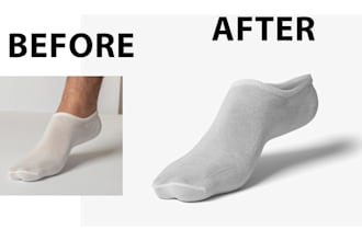 do product treatment and retouching to prep for mockups