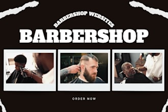 design barbershop website beard care website beard oil store