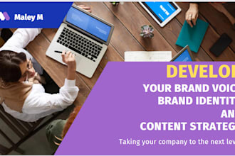 develop your brand voice, identity, and content strategies