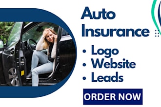 design auto insurance website accident insurance property insurance leads