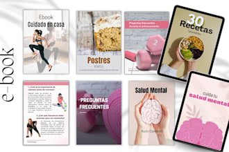 design recipe book, cookbook, exercise on canva, pdf, ebooks
