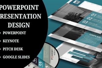 redesign professional business powerpoint template slides keynote and pitch deck