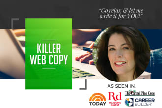 create powerful copywriting content for your website or business
