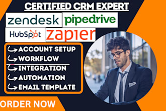 setup zapier zap integration zendesk landing page clickfunnels pipedrive
