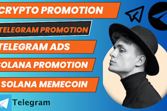 run telegram ads to raise target solana memecoin investors increase sale volume