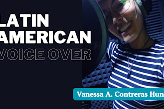 do professional voice overs in latin american spanish