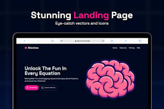 build a landing page for a brand