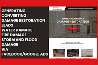 generate damage restoration leads water and fire damage leads flood storm damage
