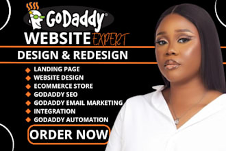 godaddy website redesign godaddy website design develop godaddy website