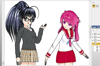 completely fix and rig your model, mmd, 3d model for avatar