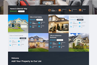 design real estate idx website, idx website in wix
