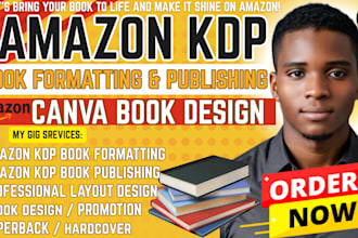 do amazon kindle canva book publishing ebook formatting kdp ads, book promotion