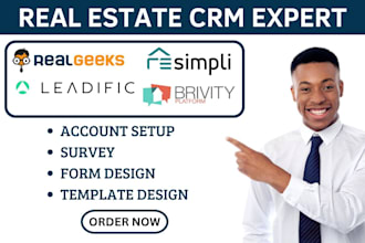 setup resimpli leadific brivity real geeks chime real estate crm cold calling va
