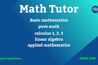 be your math, and calculus tutor from elementary to high school