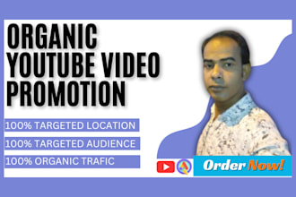do target audience organic expert youtube video promotion