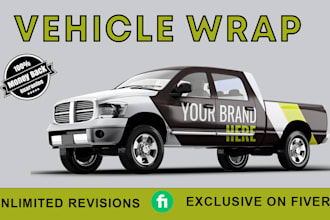 do creative any vehicle wrap ,van, racing car wrap for you