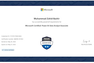 be your power bi dashboards, reports, dax, and data modeling expert