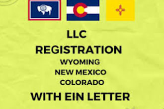 do US llc registration, ein number, boi report and renew llc