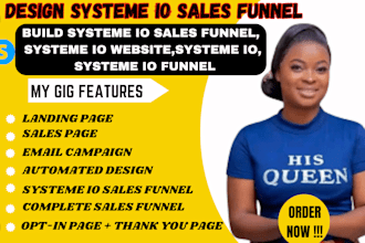 design systeme io landing page, sales funnel, setup systeme io sales funnel