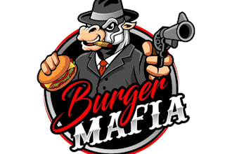 design excellent burger logo