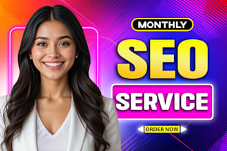 do monthly link building high da dofollow backlink with onpage and technical seo