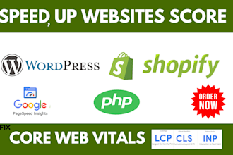 optimize your store speed and bug fixes of ,wordpress,shopify and php