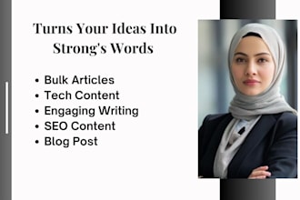 provide quality bulk tech and content articles