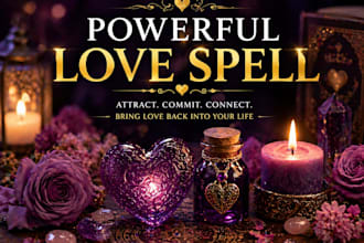 cast a powerful obsession love spell for attraction, relationship, ex love