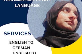 translate english language into german, spanish, french, chinese, or vice versa