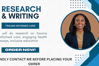 write essays on trauma informed care, engaging health, inclusive education ppt