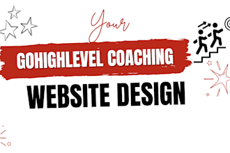 build gohighlevel coaching website design, life coach