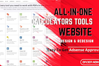 build all 100plus pdf tools website like ilovepdf