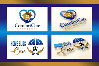 home care health care nursing dental hospital clinic medical home care logo