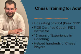 train adult improvers in chess