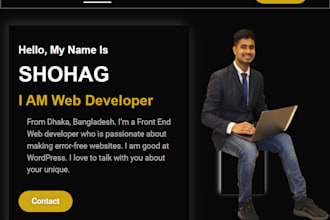 make portfolio websites to showcase your brand or creativity