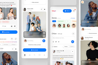 build social media clone app, facebook clone, linkedln clone, tiktok clone app