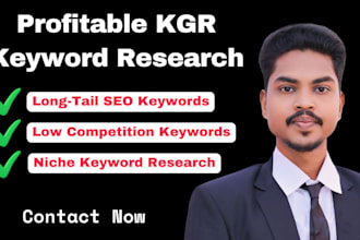 do profitable kgr keyword research