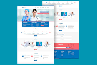design healthcare website, dental website, medical website