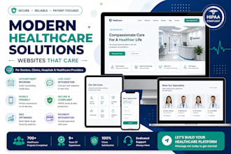 design healthcare website, dental website, medical website