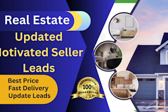 provide motivated seller real estate leads list