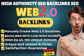 create high quality dofollow web2,0 backlinks manually