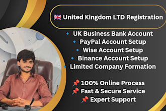 register UK company and UK bank accounts