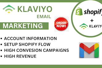 offer klaviyo email marketing, klaviyo flows campaign,